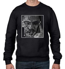 Malcolm X Firma Uomo Felpa