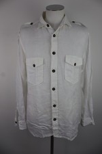 LIU-JO JEANS CAMICIA SHIRT UOMO Tg 16 / 44 MAN VINTAGE CASUAL LINO LINEN