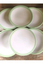 Galvani Pordenone 6 piatti  Dolce Dessert ceramica filo verde Piatto