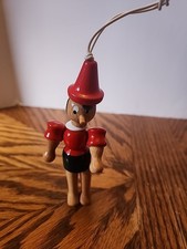 Pinocchio in legno alto 4,5"