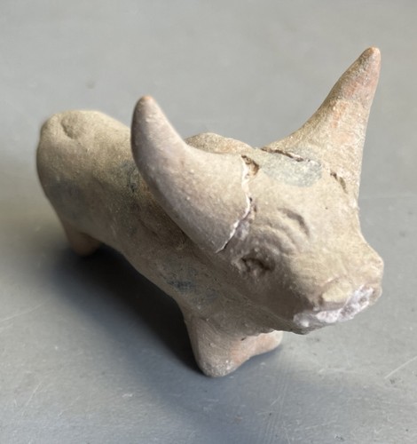 Antica statuina toro - antica, harappan