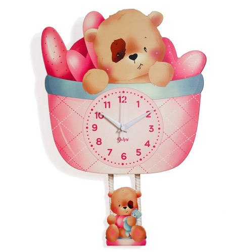 Wooden wall clocks girl - wall,