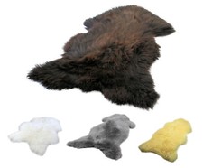 SHEEP DREAMS® pelliccia di agnello vera pelle di pecora, eco-pelliccia, pelle tappeto di pelliccia
