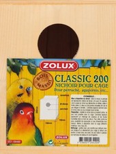 Nido Uccelli Legno Agapornis Inseparabili Pappagallini per Cova Volatili Gabbia 