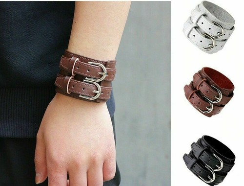 Bracciale cuoio con - in,