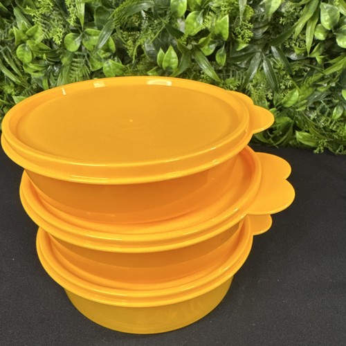 Tupperware orange round - tupperware,