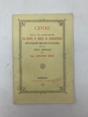Don bosco cenni sulla - don,