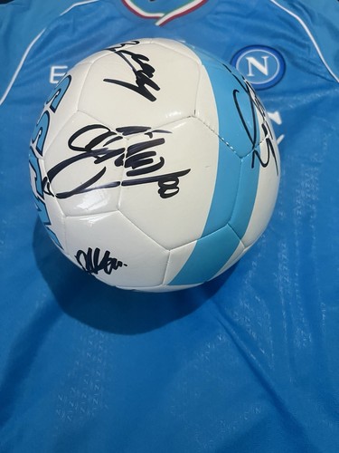 Pallone calcio autografato dai - pallone,