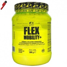 4+ Nutrition, Flex Mobility+, 500 g Collagene con acido ialuronico