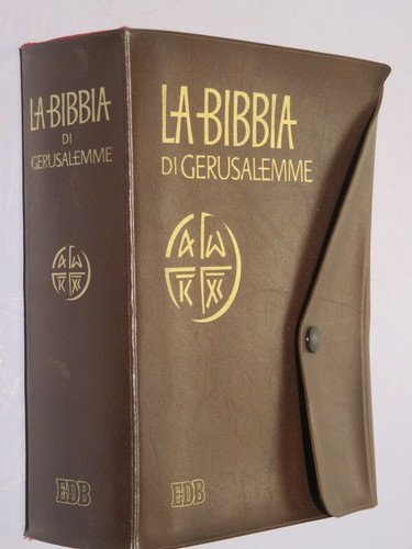 Bibbia gerusalemme f - la,