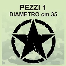 Adesivo Stella Militare 35x35