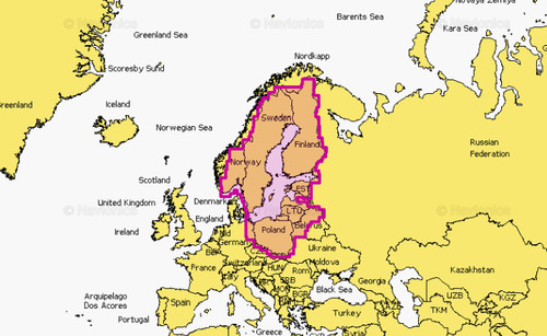 Navionics 44xg mar - navionics, baltico