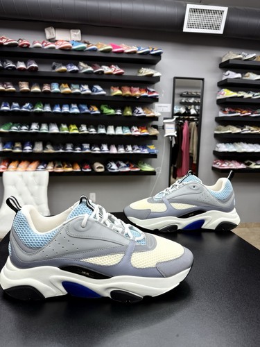 Sneaker dior b22 blu argento - dior,