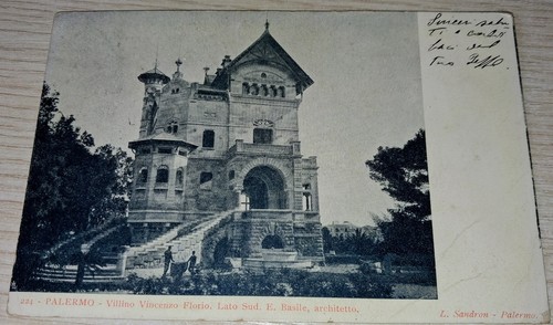 Cartolina palermo villino - cartolina,