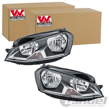 2x VAN WEZEL H15 H7 Set Fanali SX + Dx Adatto A per VW Golf