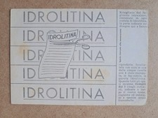 Cartolina  Concorso Idrolitina
