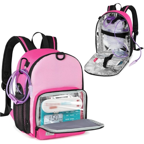 Zaino leggero rosa rossa - , per