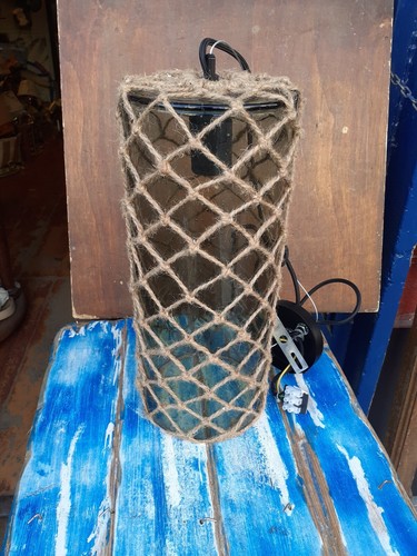 Lampada vetro corda - in,