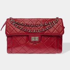 Sac CHANEL 2.55 en Cuir Rouge