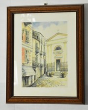 Dipinto Acquerello su carta Firma di donato Salerno quadro arte contemporanea 05