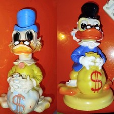 Due Pupazzi gomma Zio Paperone