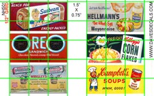 NH501 DAVE'S DECALS 1/2 Set N