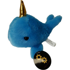 NUOVO peluche Narwhal blu