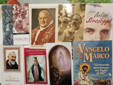 Libretti Religiosi Lotto Misto Con Santini Di Vari Dimensioni Totale 65 Pezzi(c3