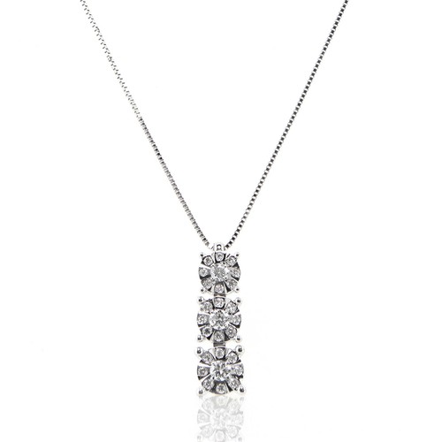 Collana oro bianco con - oro,