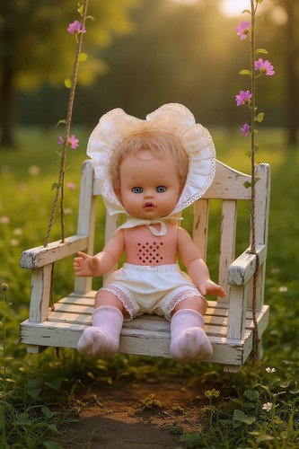 Bambola effe vintage made - bambola,