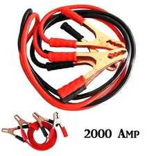 Cavi Collegamento Batteria Avviamento 2000 Amp Auto Camper Camion Moto sus