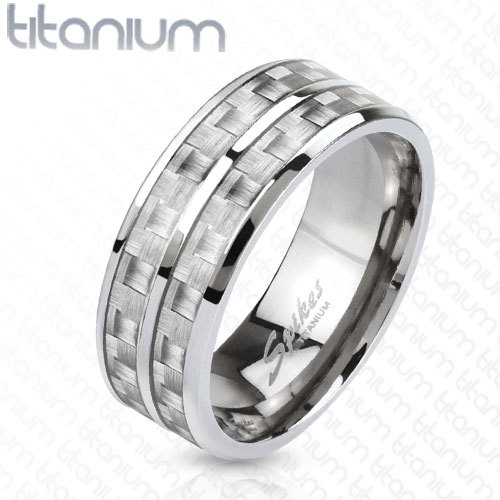 Anello uomo titanio - da,