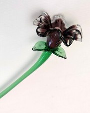 FIORE Con Stelo VETRO SOFFIATO