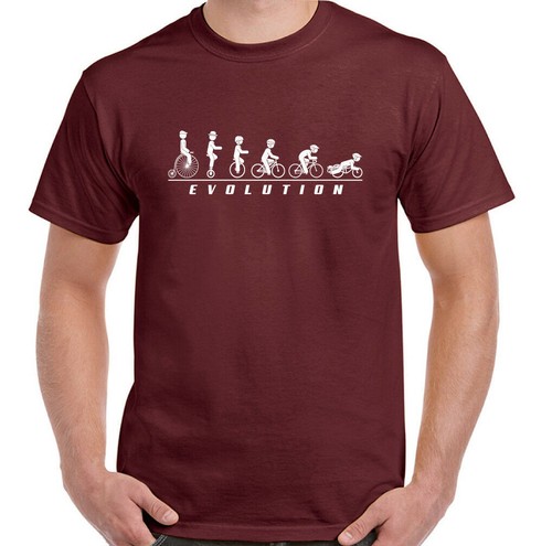Ciclismo shirt evolution - ciclismo, t-shirt