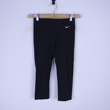 Leggings Nike Donna Taglia XS Cotone Nero Comodo Casual Logo