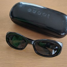 Gucci Frame GG Logo Nero Ovale