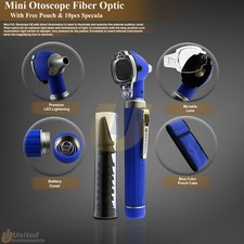 de Fibra Óptica Otoscopio Mini Otorrinolaringologia Strumenti di Diagnostica