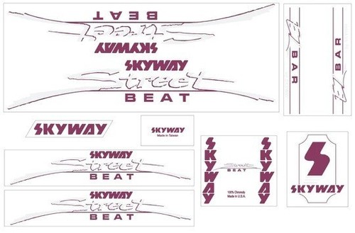 Skyway decalcomanie bmx - skyway,