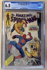 🕸 Amazing Spider-Man 57 CGC 6.5 - 1968 Silver Age John Romita Sr,Ka-Zar Zabu