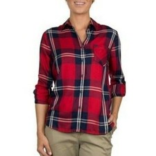 Camicia donna Woolrich rossa a