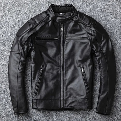 Giubotto moto pelle vintage - moto,