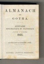 ALMANACH de Gotha. Annuaire