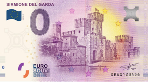 Zero euro souvenir - zero,