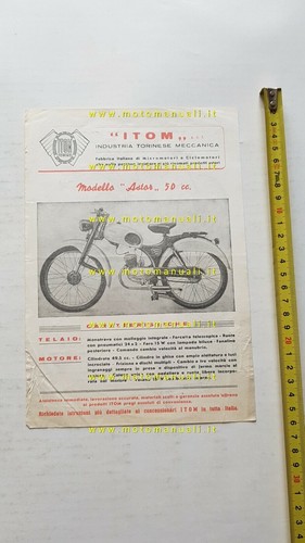 Itom astor 1954 - itom, depliant