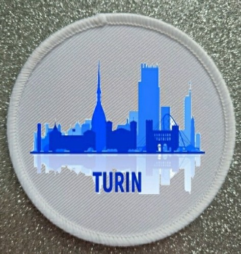 Turin italy iron sew on - 3",