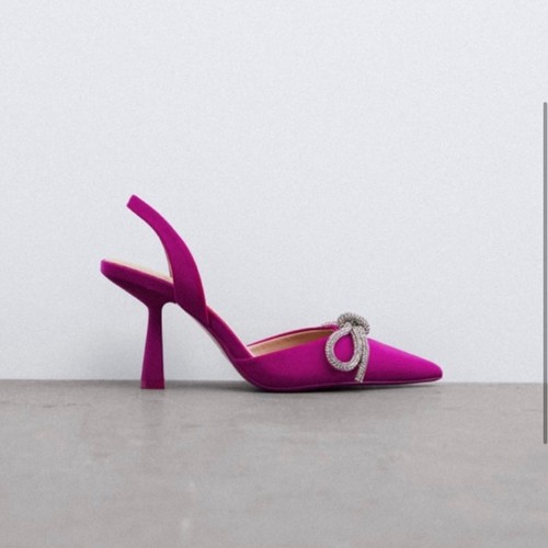 Scarpe donna zara - rosa, tacco