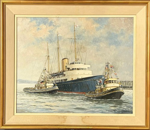 Dipinto olio frank shipsides - dipinto,