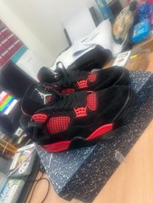 Jordan 4 Red Thunder taglia UK