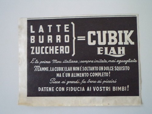 Advertising pubblicità 1949 - pubblicità,