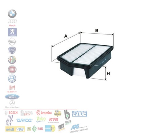 Filtro aria hyundai ix35 i40 - filtro,
